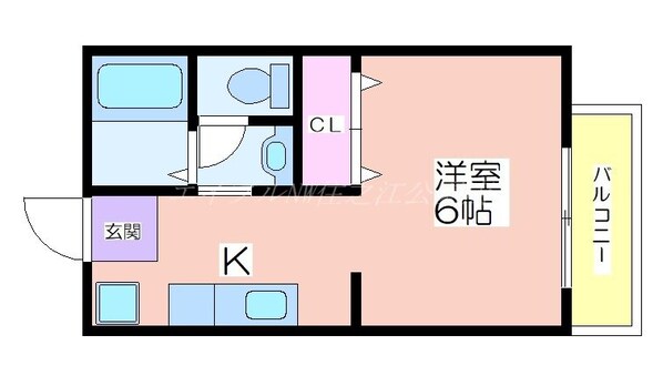 サングリーン住之江の物件間取画像